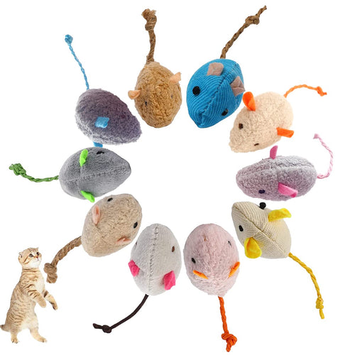 Catnip Plush Mouse Set